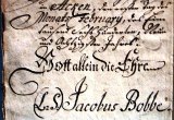 Bobbesche Legat 1689